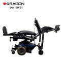 China Supplier 350W Invacare VR2 Controller Adjustable Aluminum Electric Power Standing Wheelchair